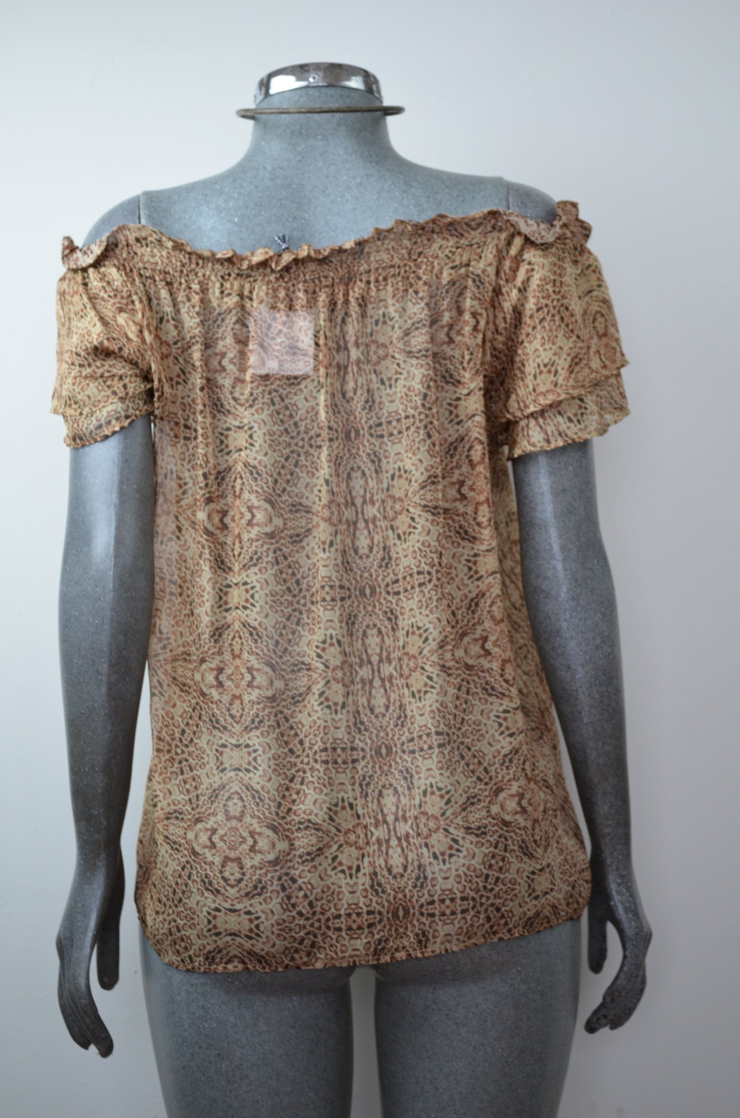 Blusa IKKS traslúcida