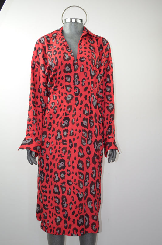 Vestido Adolfo Domínguez animal print