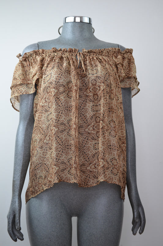 Blusa IKKS traslúcida
