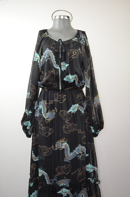 Vestido largo RAPSODIA