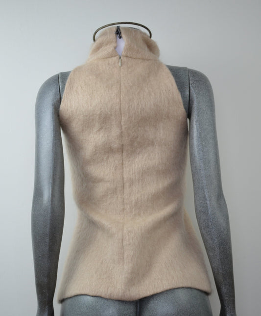 Blusa de lana y seda
