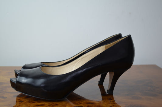 Tacones Max Mara punta abierta