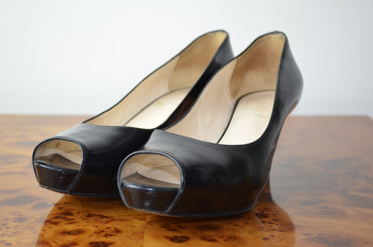 Tacones Max Mara punta abierta
